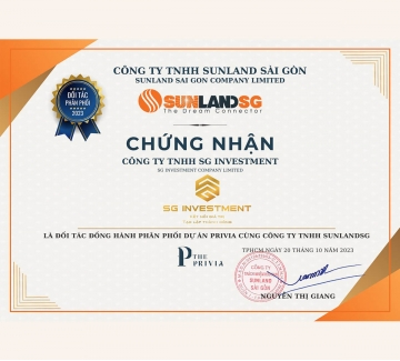 Đại lý chính thức phân phối dự án The Privia